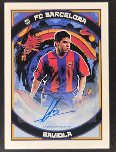 SAVIOLA AUTO BARCA BARCELONA TOPPS TLO