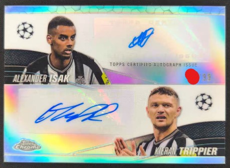 TOPPS NEWCASTLE ISAK TRIPPIER AUTO /99 TLO