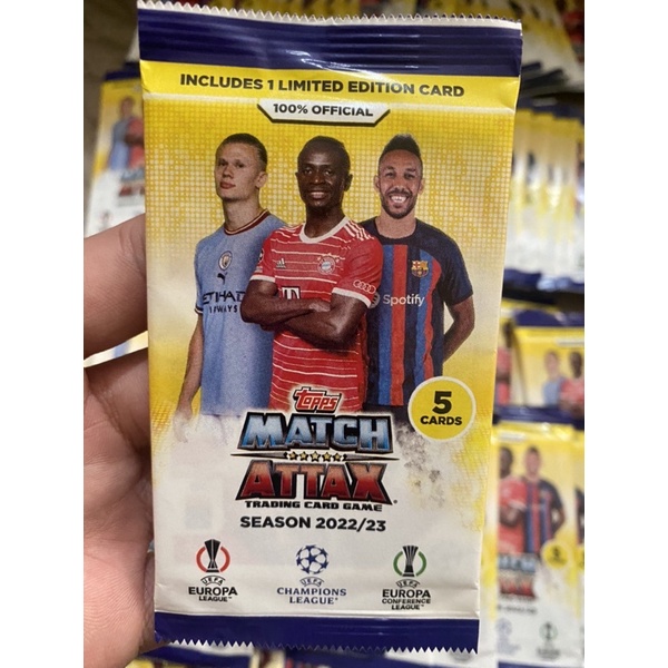 Gói thẻ Topps Match Attax Limited Edition 2022/23 Pack