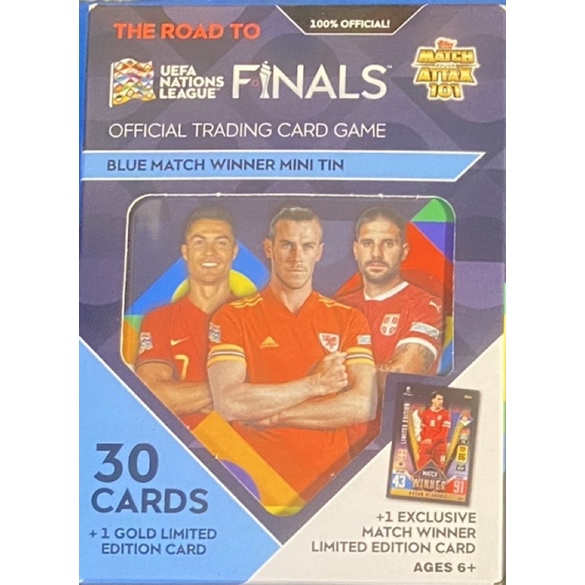 Hộp thẻ Topps Match Attax 101 Mini Tin 2021/22
