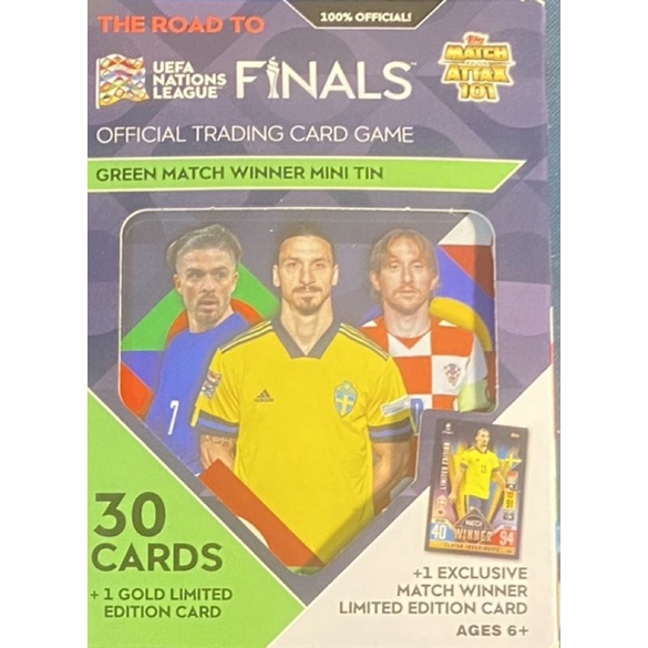 Hộp thẻ Topps Match Attax 101 Mini Tin 2021/22