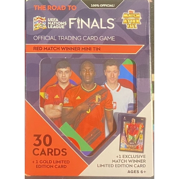 Hộp thẻ Topps Match Attax 101 Mini Tin 2021/22