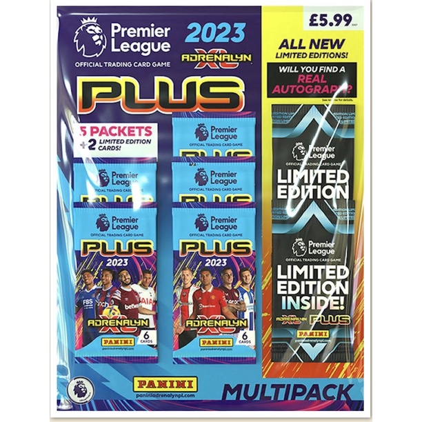 Gói thẻ Panini Adrenalyn XL Plus Multi Pack 2022/23