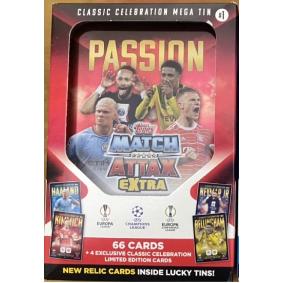 Hộp thẻ Topps Match Attax Extra Mega Tin 2022/23