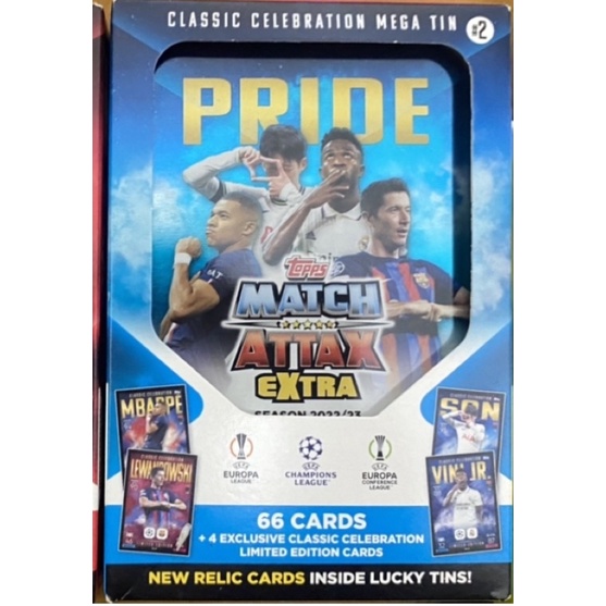 Hộp thẻ Topps Match Attax Extra Mega Tin 2022/23