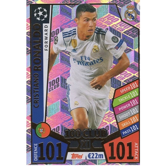 Gói thẻ Topps UCL Match Attax 2017/18