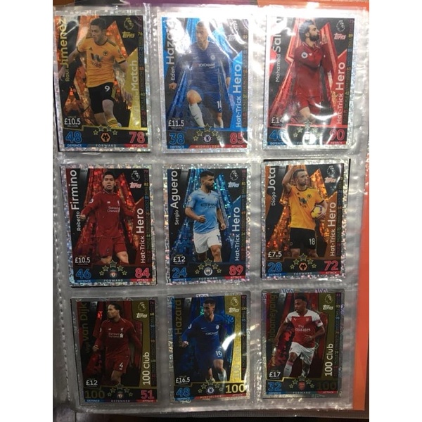 Gói thẻ Topps Match Attax EPL Extra 2018/19