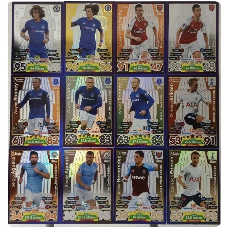 Gói thẻ Topps Match Attax Extra EPL 2017/18
