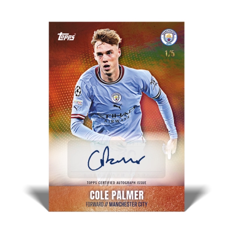Hộp thẻ Topps Manchester City Team Set Box 2022/23