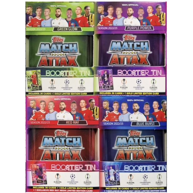 Hộp thẻ Topps Match Attax Mini Tin 2022/23
