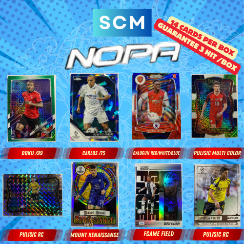 Hộp thẻ bóng đá SCM Nopa 2023/24