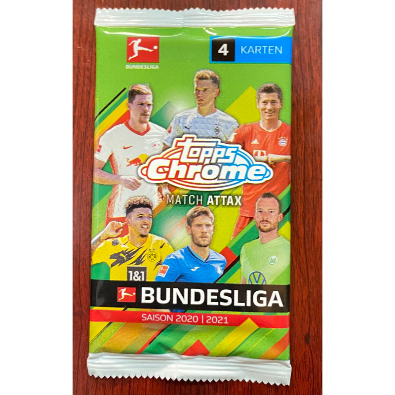 Gói thẻ Topps Match Attax Chrome Bundesliga Pack 2020/21