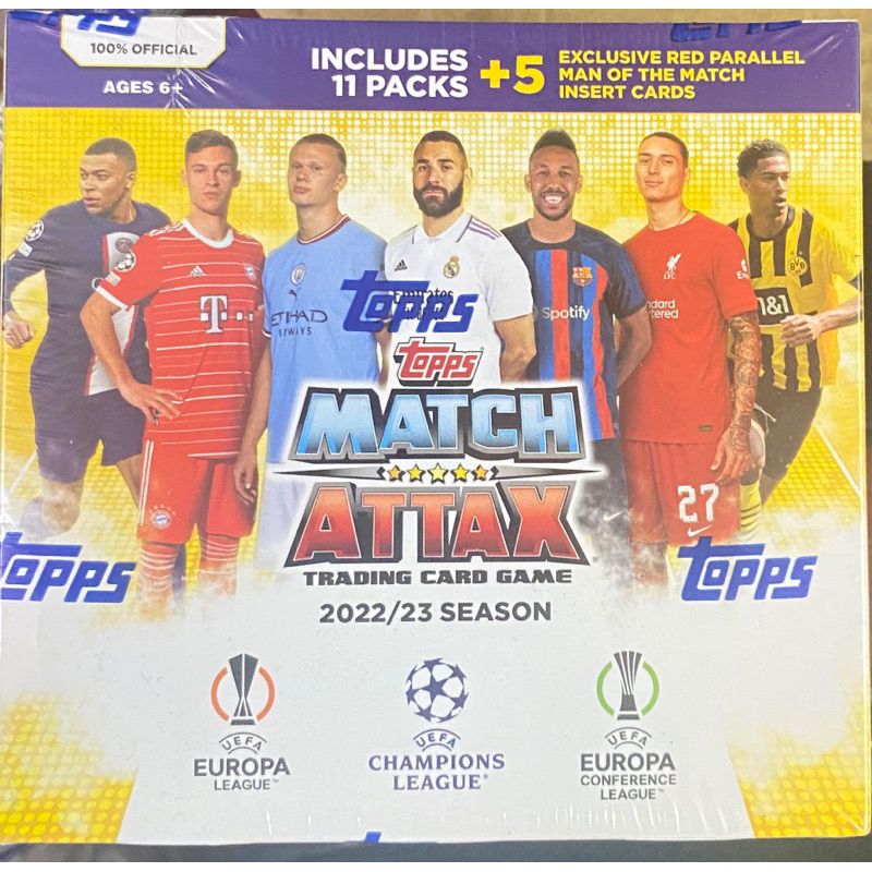 Hộp thẻ Topps Match Attax Monster Box 2022/23
