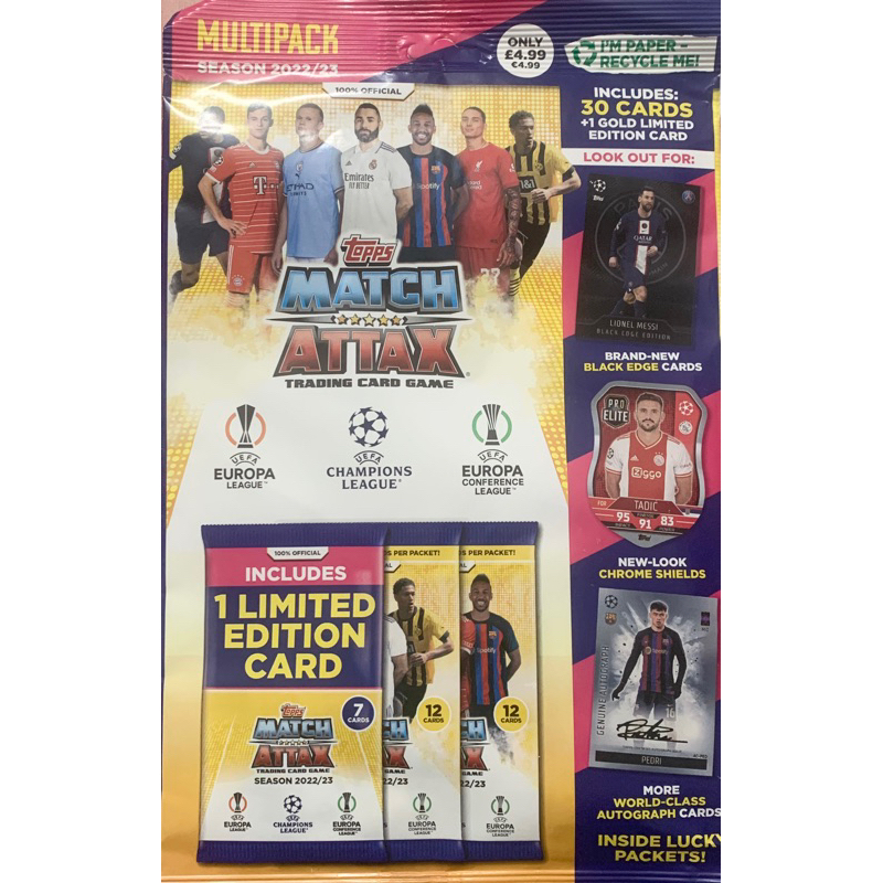 Gói thẻ Topps Match Attax Multi Pack 2022/23