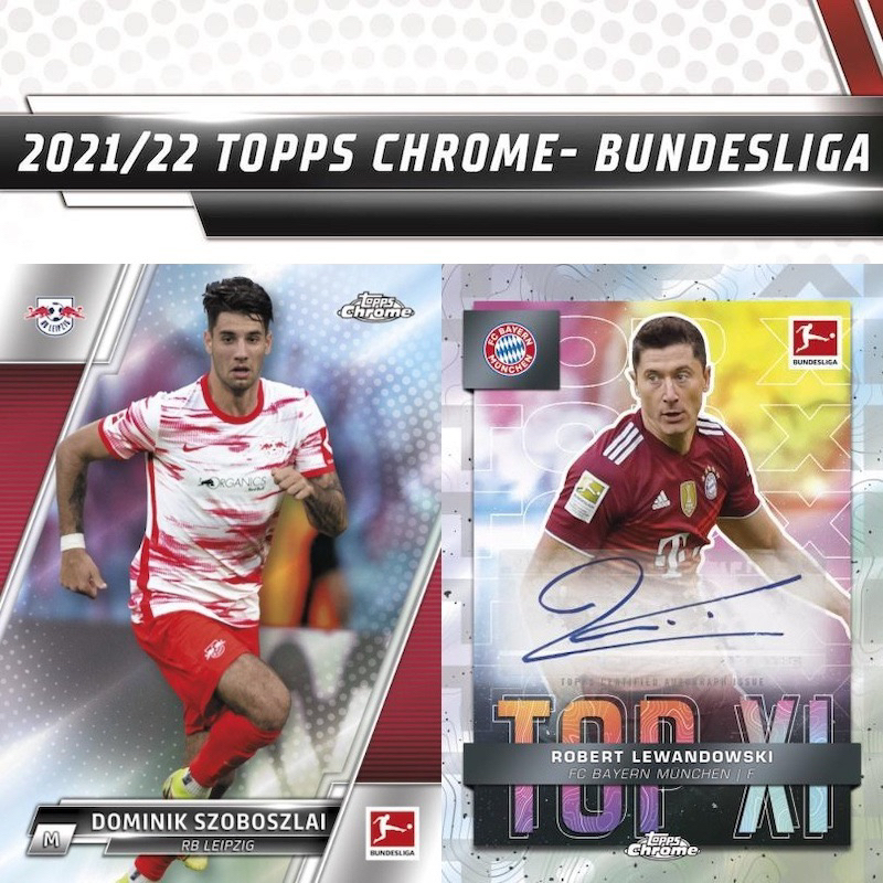 Hộp thẻ Topps Chrome Bundesliga Lite Box 2021/22