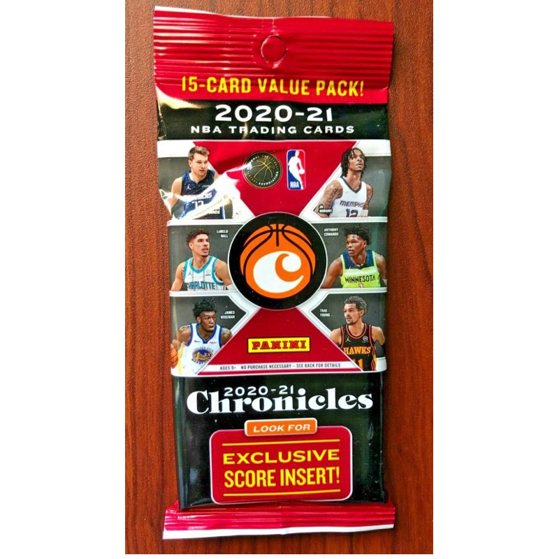 Gói thẻ NBA Panini Chronicles Cello Pack 2020/21