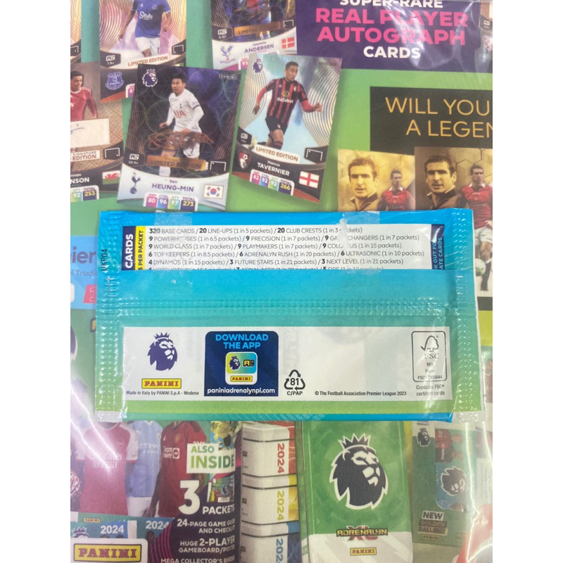 Gói thẻ Panini Adrenalyn XL Pack 2023/24