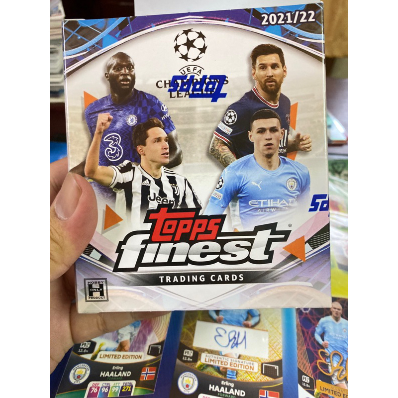 Hộp thẻ Topps Finest UCL Mini Box 2021/22