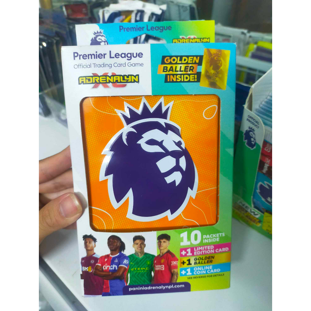 Hộp thẻ Bóng Đá Panini Adrenalyn XL EPL Mega Tin 2023/24