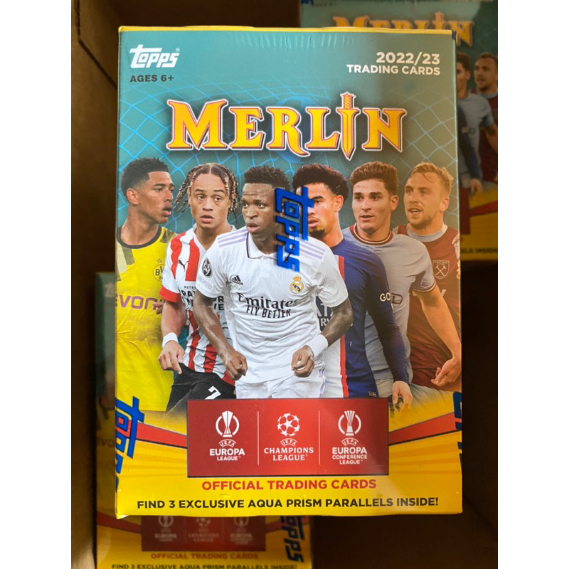 Hộp thẻ Topps UCC Merlin Chrome Blaster Box 2022/23