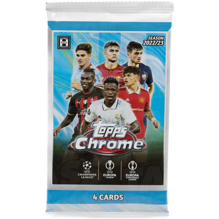 Gói thẻ Topps Chrome UEFA Lite Pack 2022/23