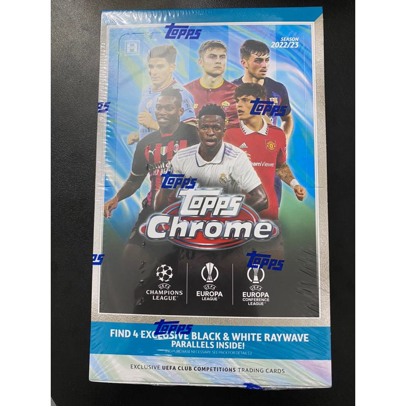 Hộp thẻ Topps Chrome UEFA Lite Hobby Box 2023/23