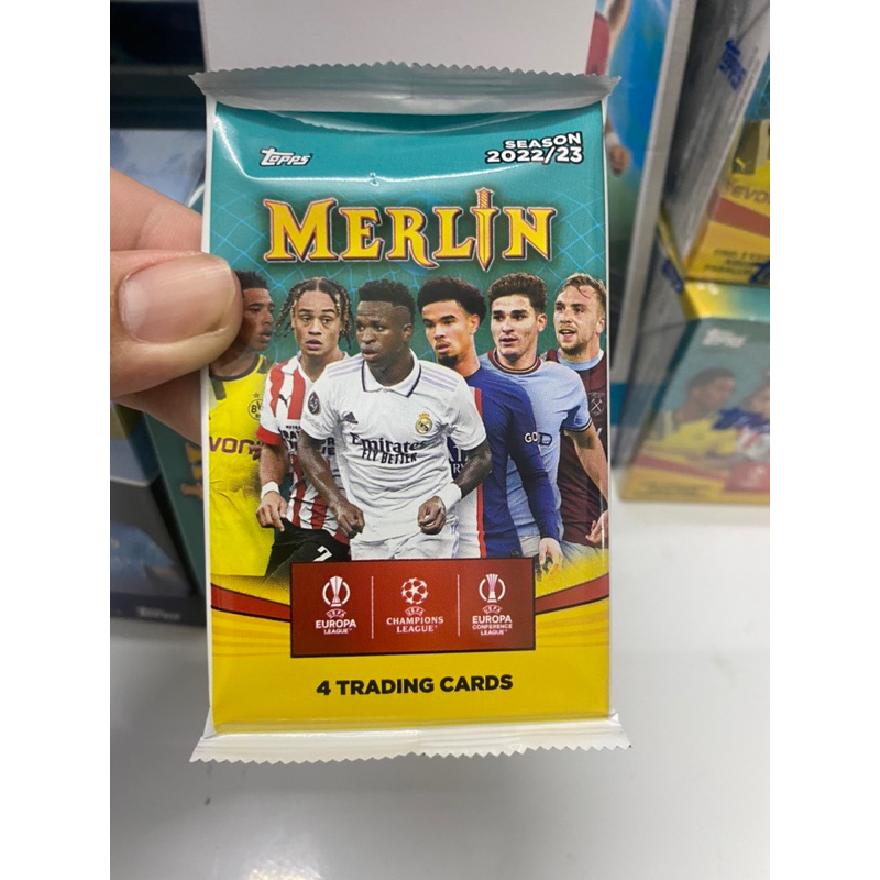 Gói thẻ Topps Merlin UEFA Blaster Pack 2022/23