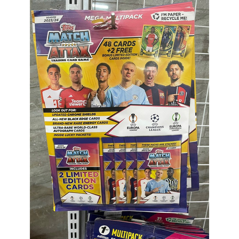 Gói thẻ Topps Match Attax Mega Multipack 2023/24