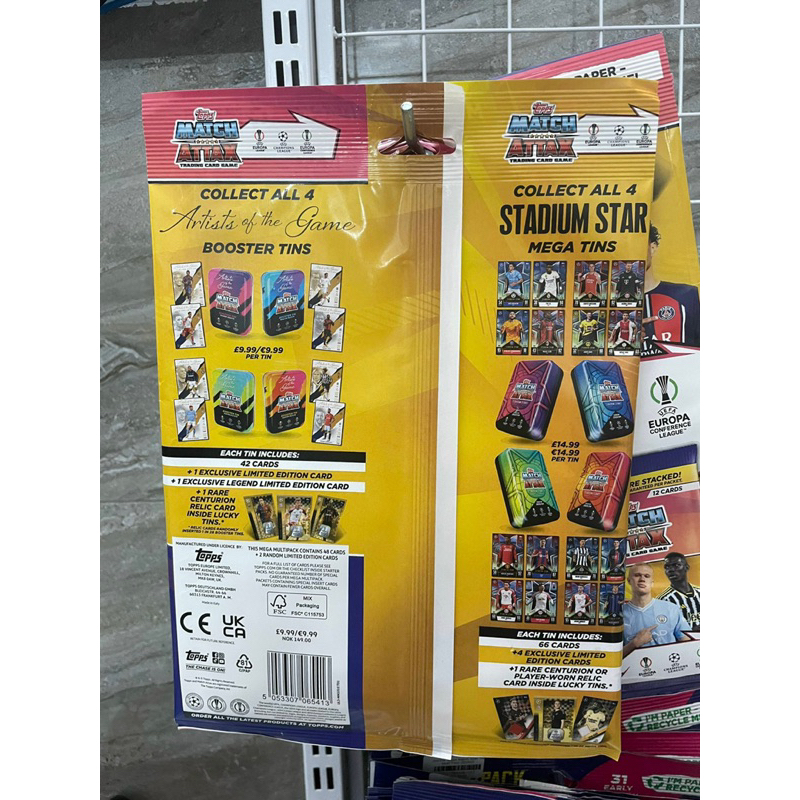 Gói thẻ Topps Match Attax Mega Multipack 2023/24