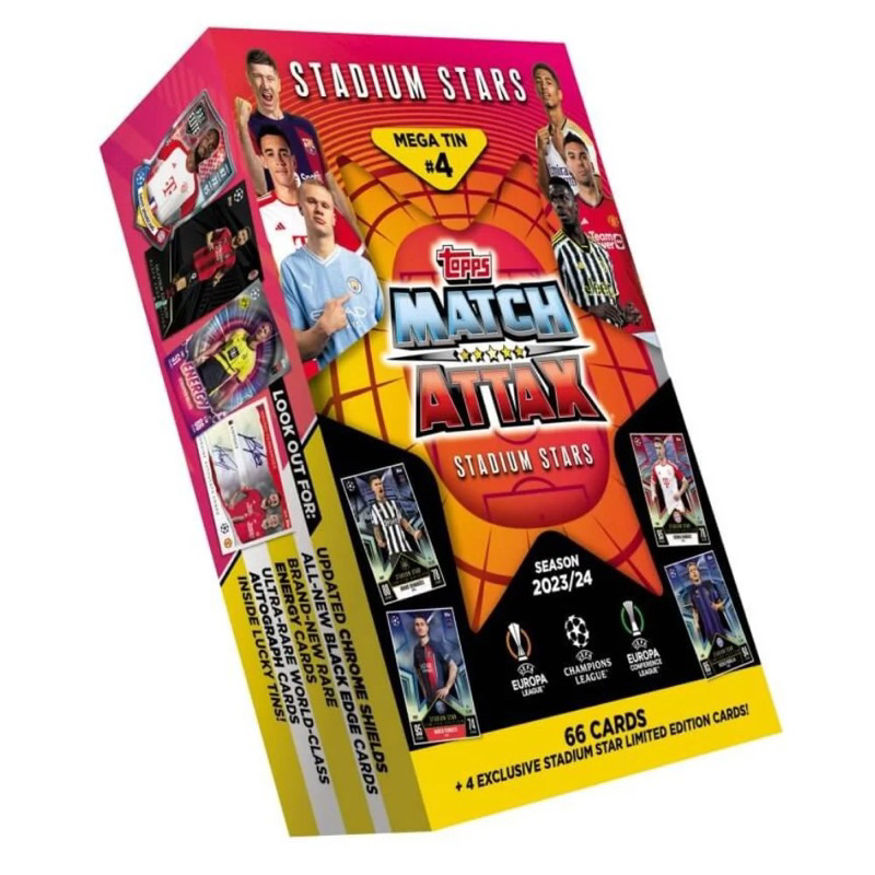 Hộp thẻ Topps Match Attax Mega Tin 2023/24