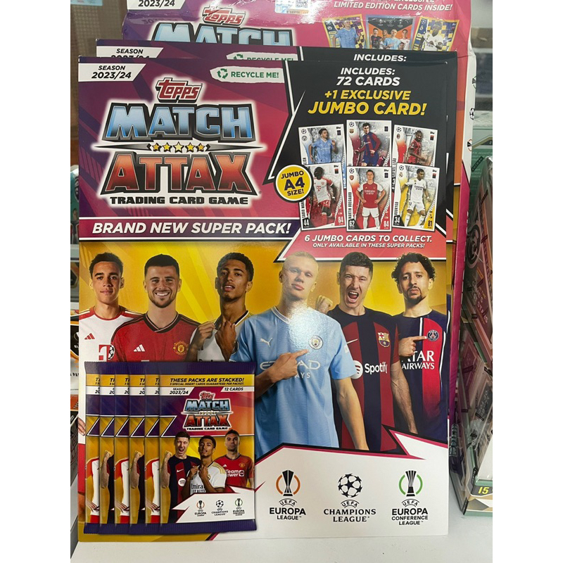 Gói thẻ Topps Match Attax Super Pack 2023/24