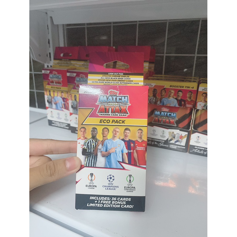 Hộp thẻ Topps Match Attax Eco Pack 2023/24