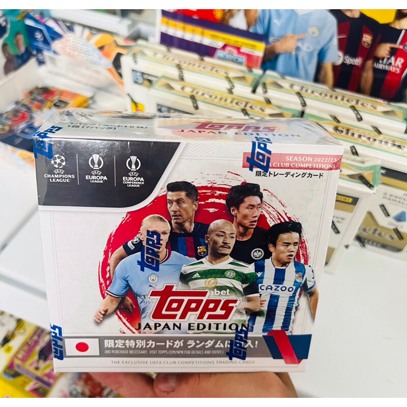 Hộp thẻ Topps Japan Edition UEFA 2022-23
