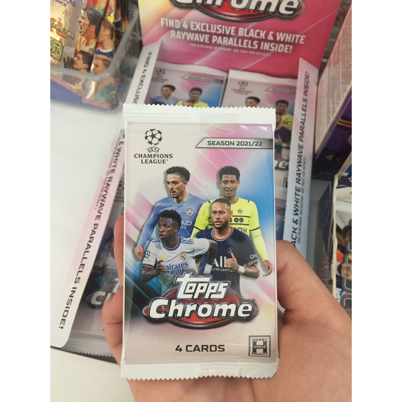 Gói thẻ Topps Chrome UEFA Hobby Lite 2021-22