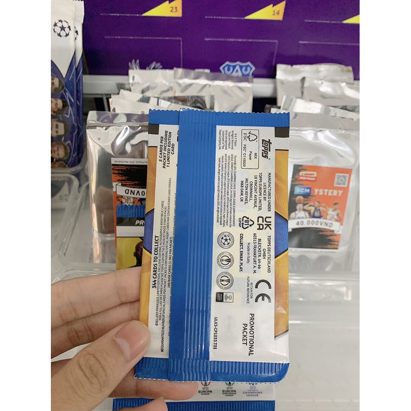 Gói thẻ Limited Editon Topps Match Attax Extra 2023/24 Pack