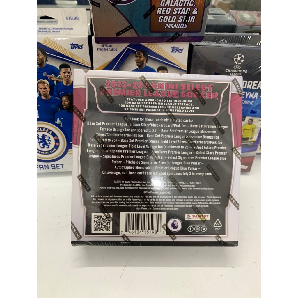 Hộp thẻ bóng đá Panini Select Pink Ice 2022/23