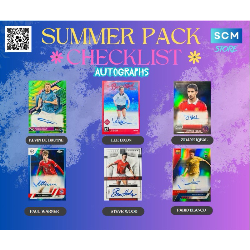Gói thẻ bóng đá SCM SUMMER Edition Pack 2024