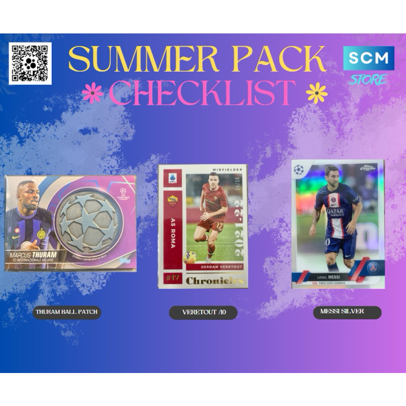 Gói thẻ bóng đá SCM SUMMER Edition Pack 2024