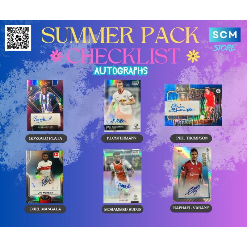 Gói thẻ bóng đá SCM SUMMER Edition Pack 2024