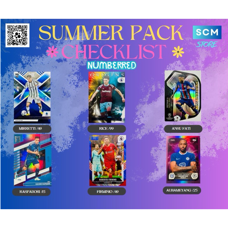 Gói thẻ bóng đá SCM SUMMER Edition Pack 2024