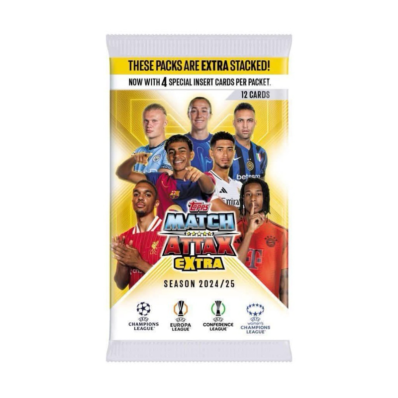 Gói Thẻ Bóng Đá Topps Match Attax Extra Pack 2024/25