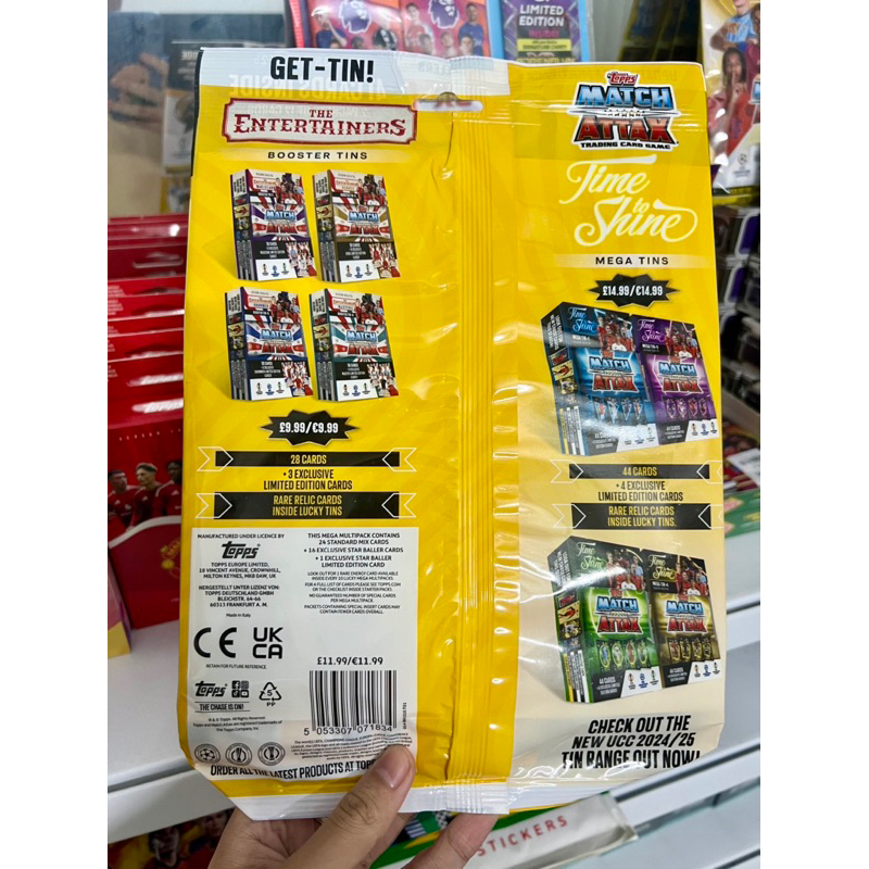 Gói Thẻ Cầu Thủ Bóng Đá Topps Match Attax Mega Multipack #4 Star Ballers 2024/25