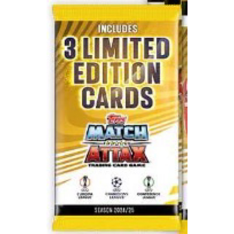 Gói thẻ bóng đá Limited Edition Topps Match Attax 2024/25 Pack