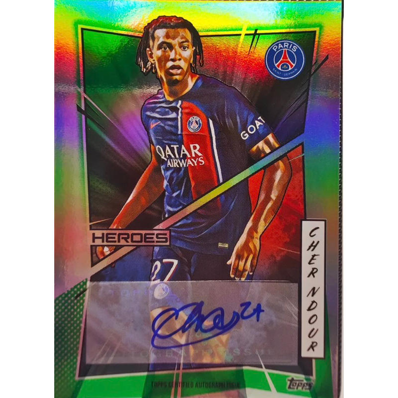 Hộp thẻ bóng đá Topps Paris Saint Germain Heroes 2023/24