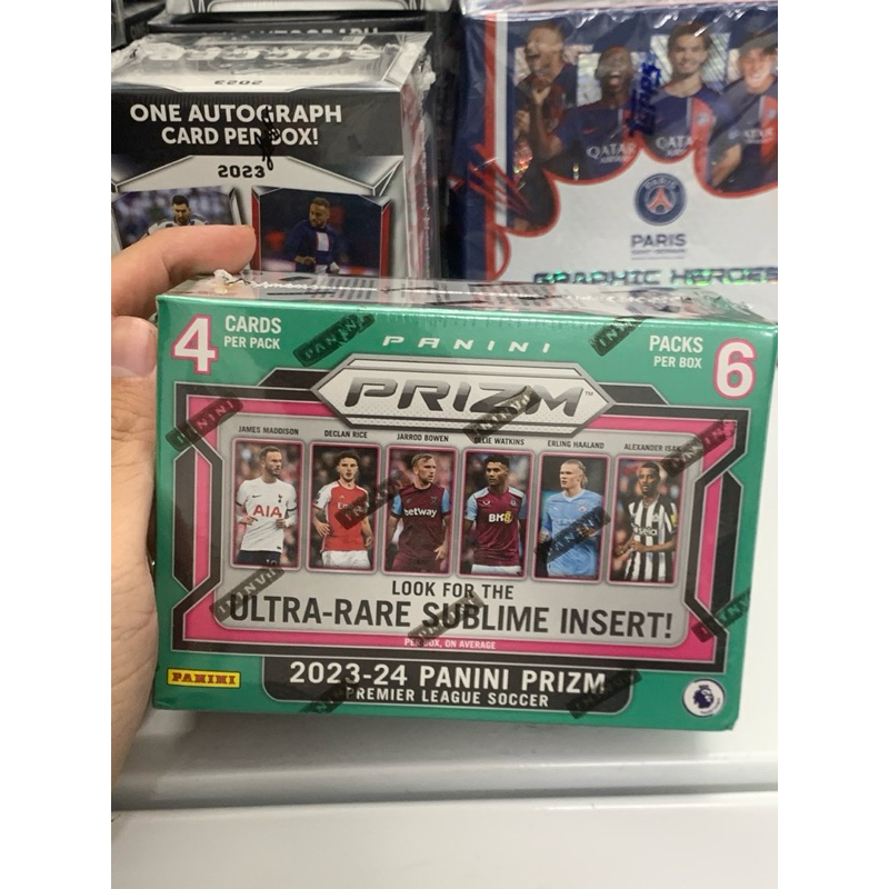 Hộp Thẻ Bóng Đá Panini Prizm Epl Blaster Box 2023/24