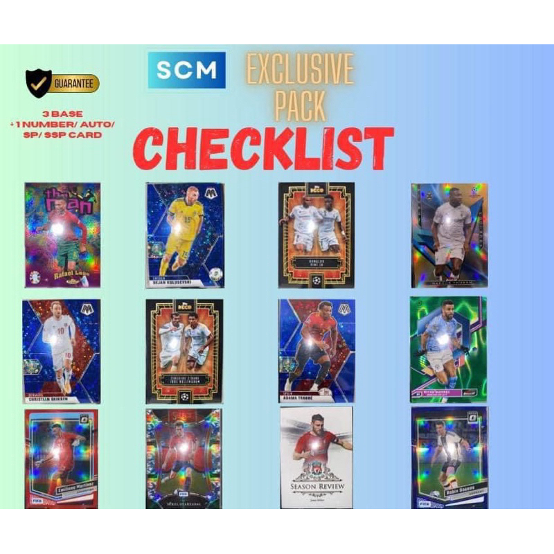 Gói Thẻ Bóng Đá SCM Exclusive Cardshow II Limited Edition Pack 2024