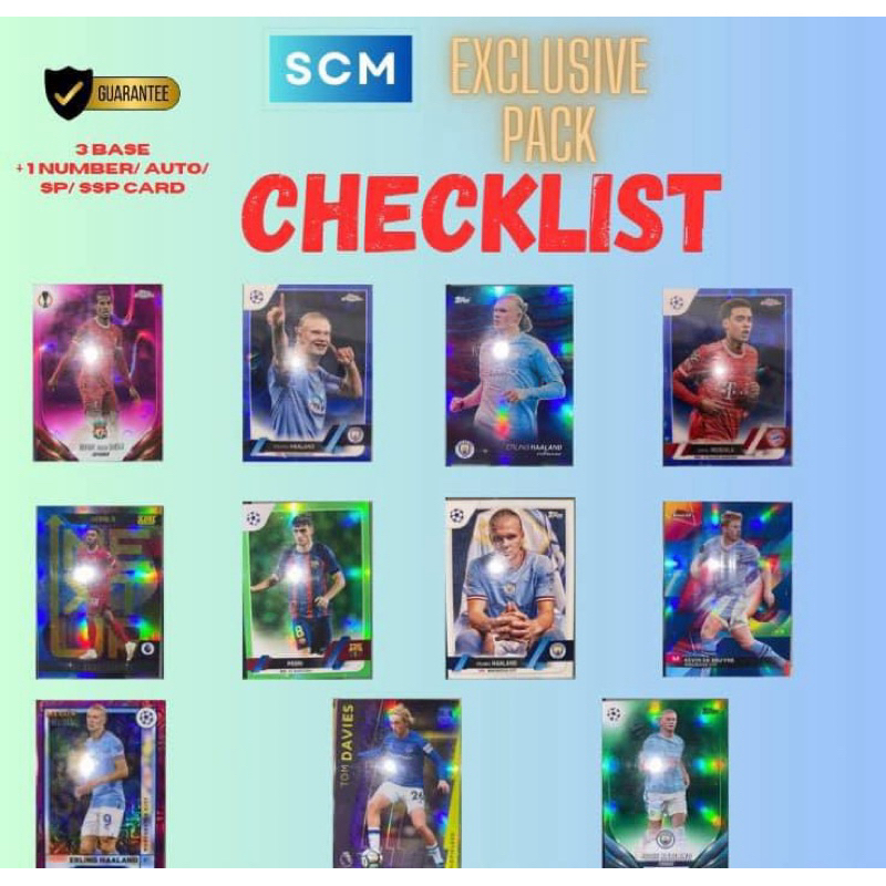 Gói Thẻ Bóng Đá SCM Exclusive Cardshow II Limited Edition Pack 2024