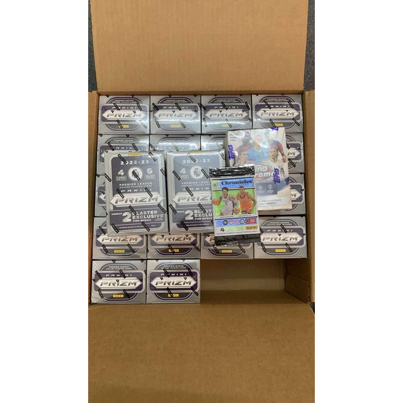 Hộp thẻ bóng đá Panini Prizm EPL Blaster Box 2022/23