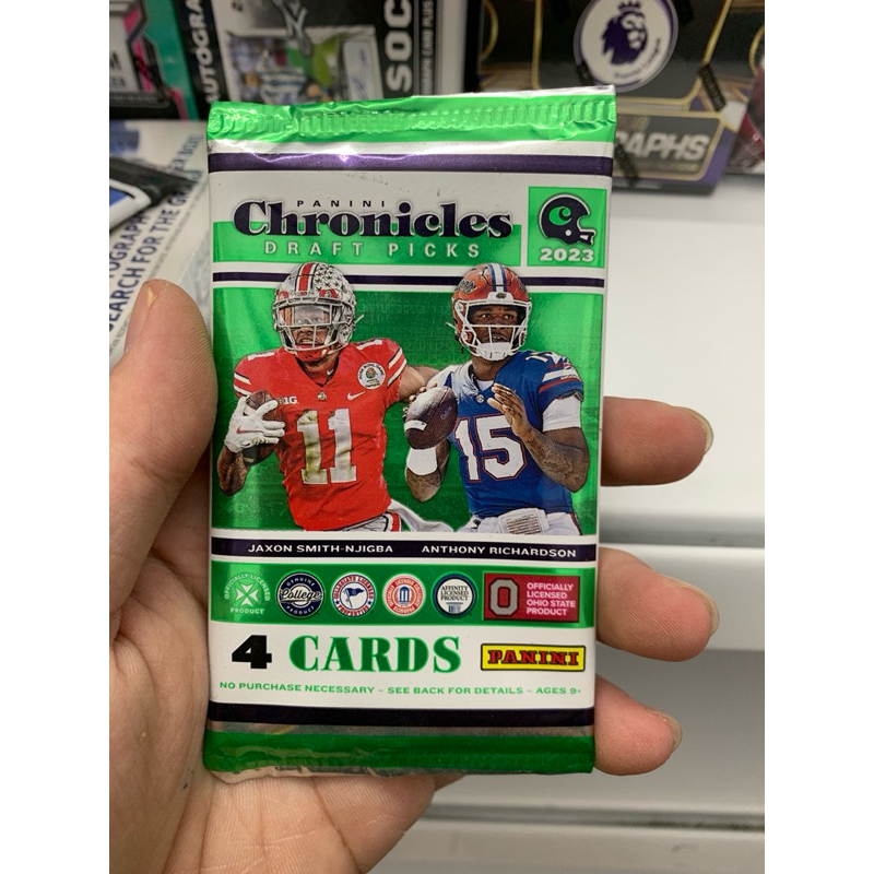 Gói Thẻ Bóng Bầu Dục Panini Chronicles Draft Picks 2023 Pack