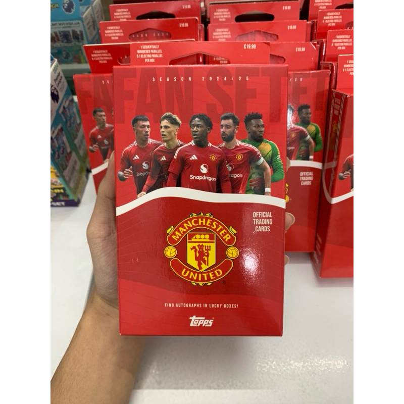 Hộp Thẻ Bóng Đá Fanset Manchester United mùa giải 24/25